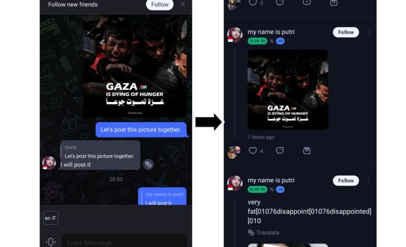 کنشگری کاربری از کشور اندونزی